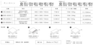 ディーストーン_仕様